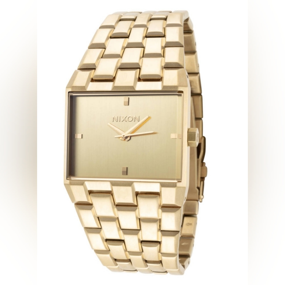 Nixon Ticket II Quartz Gold Watch *NWT*